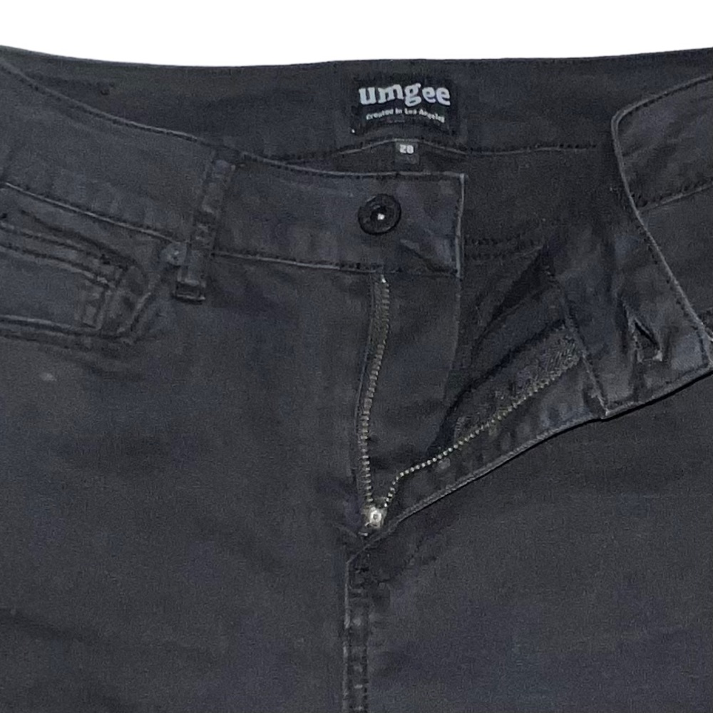 Umgee Lightweight Denim Jeans Lace up Hem - Picture 11 of 13
